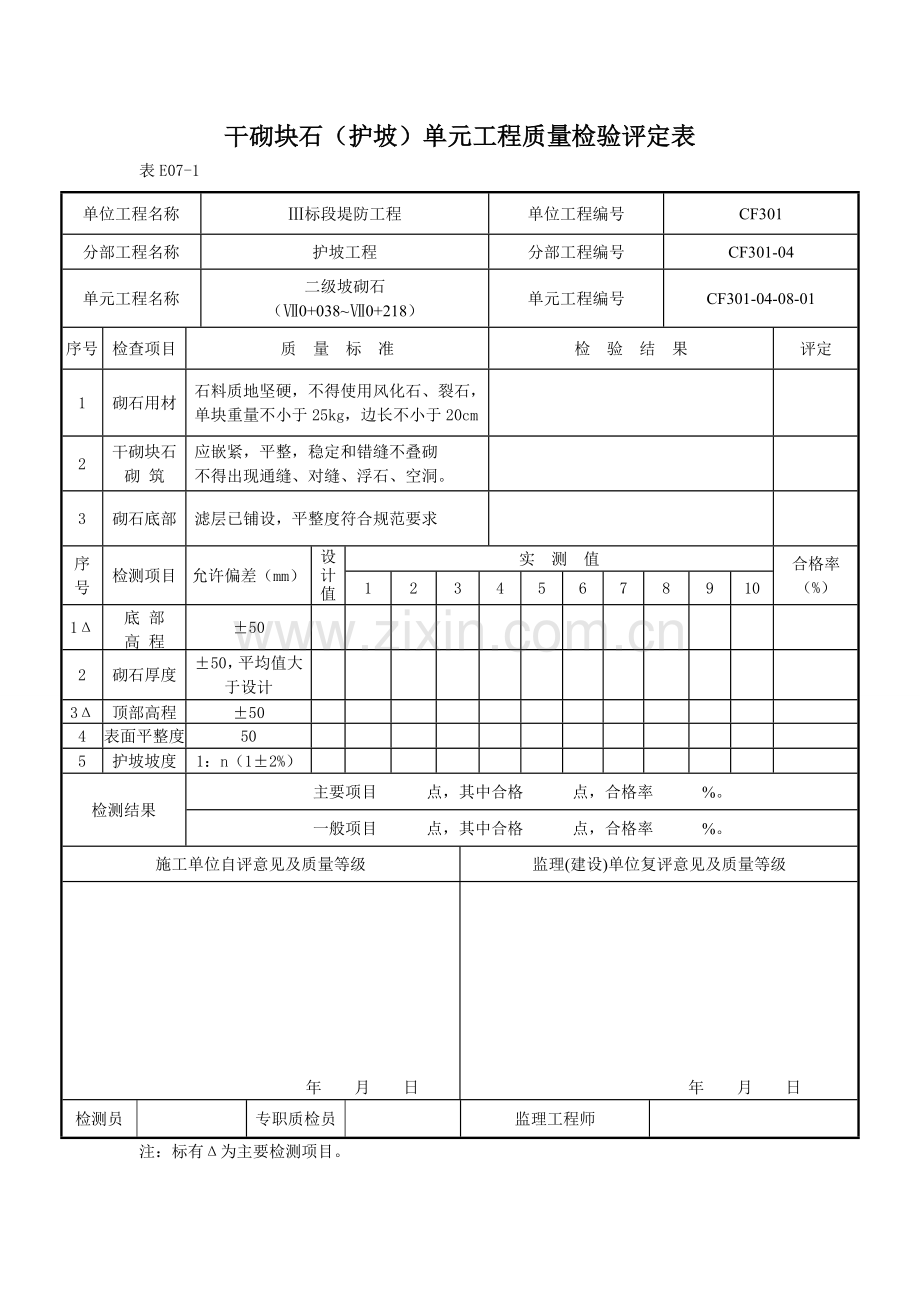 二级坡砌石---干砌块石.doc_第1页