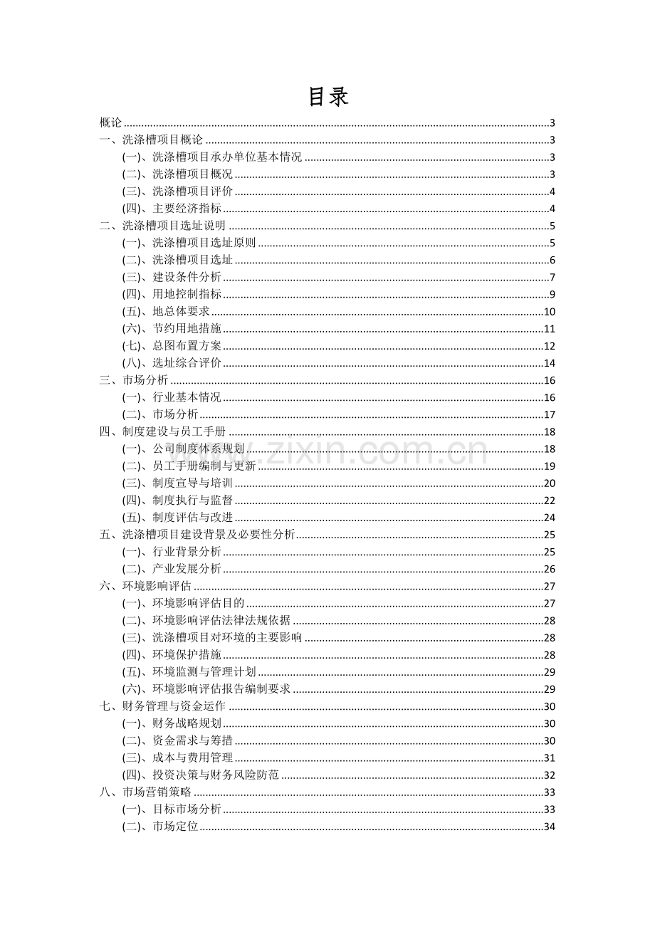 洗涤槽项目可行性研究报告.docx_第2页