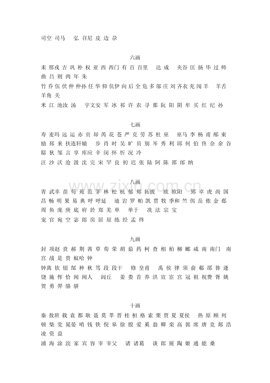 中组部规定的姓氏笔画排列顺序索引.doc_第2页
