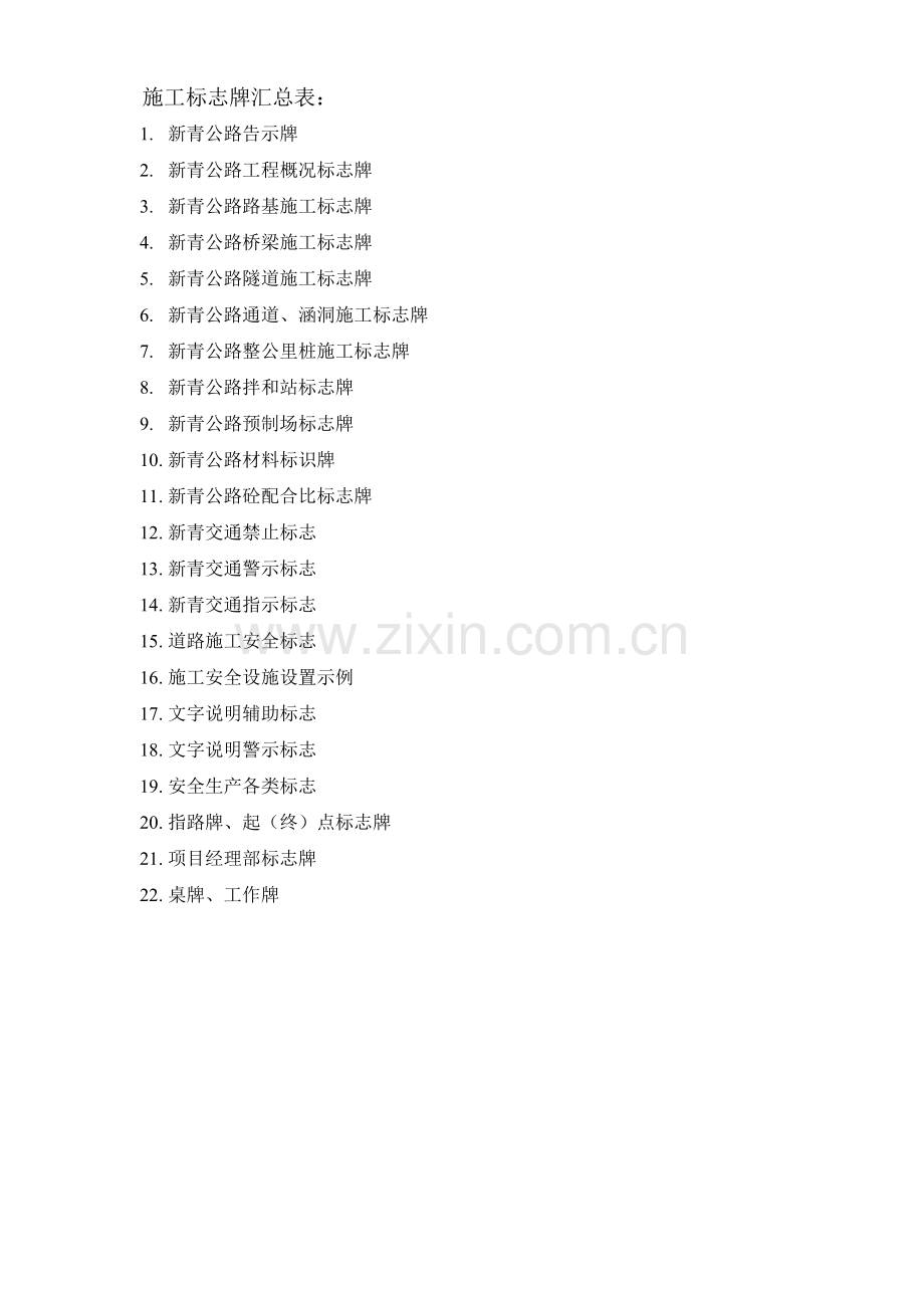 施工标志牌2.doc_第1页