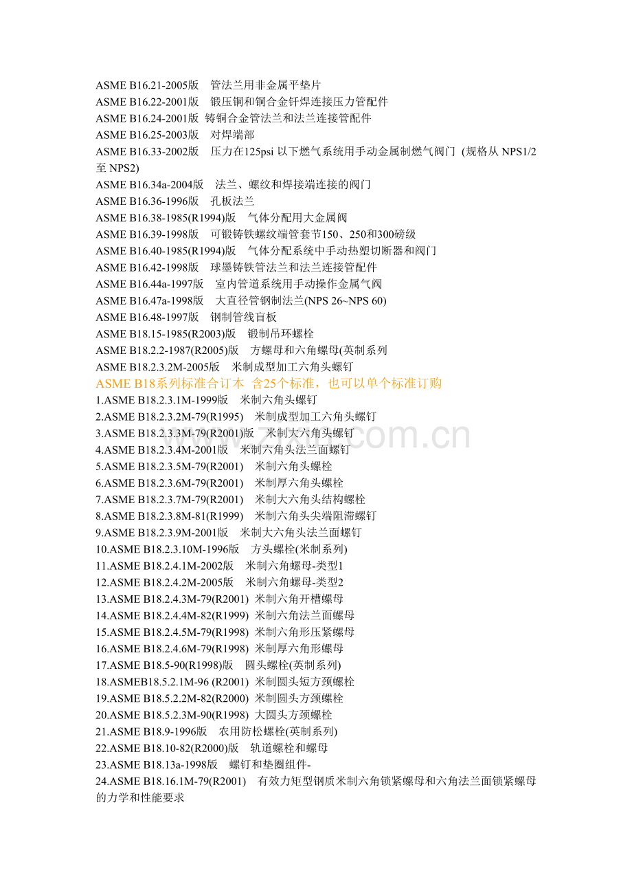 ASME标准目录.doc_第2页