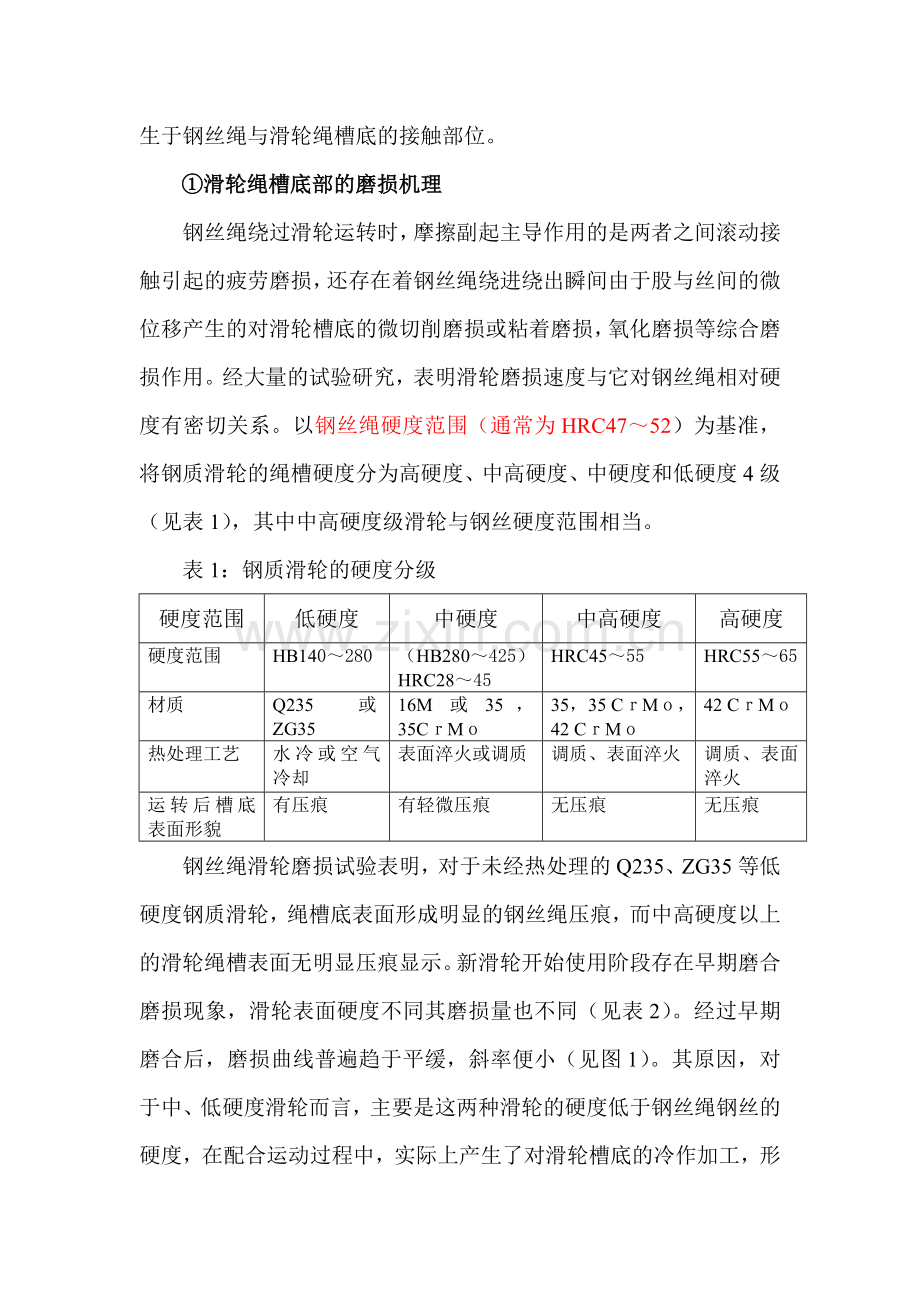 滑轮硬度与钢丝绳磨损关系.doc_第2页