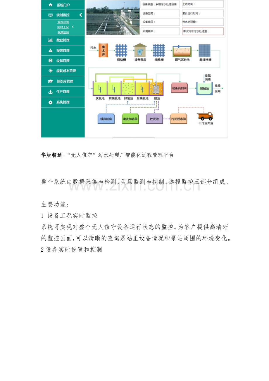 智慧水务--无人值守污水处理厂智通化远程管理云平台.doc_第2页