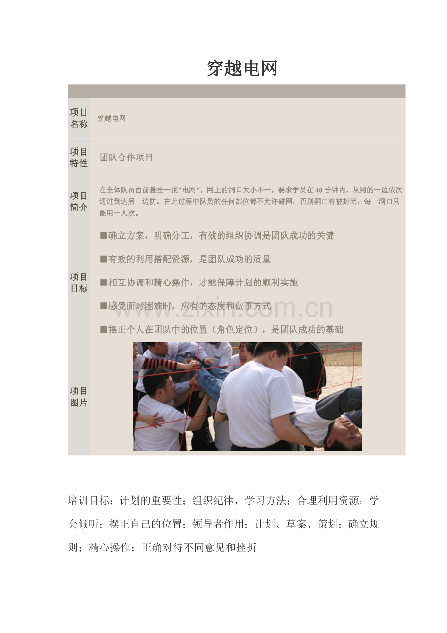 素质拓展·穿越电网.doc_第1页