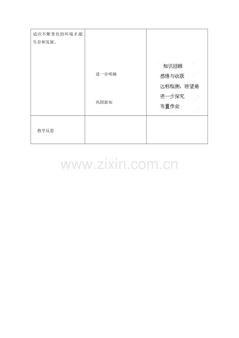 湖南省株洲县渌口镇中学八年级生物下册 第七单元 第三章 第三节 生物进化的原因教案 新人教版.doc_第2页