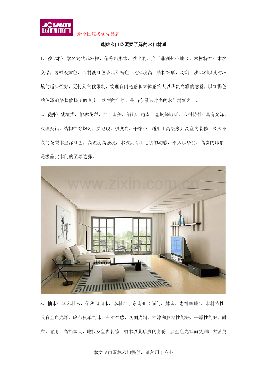 选购木门必须要了解的木门材质.doc_第1页