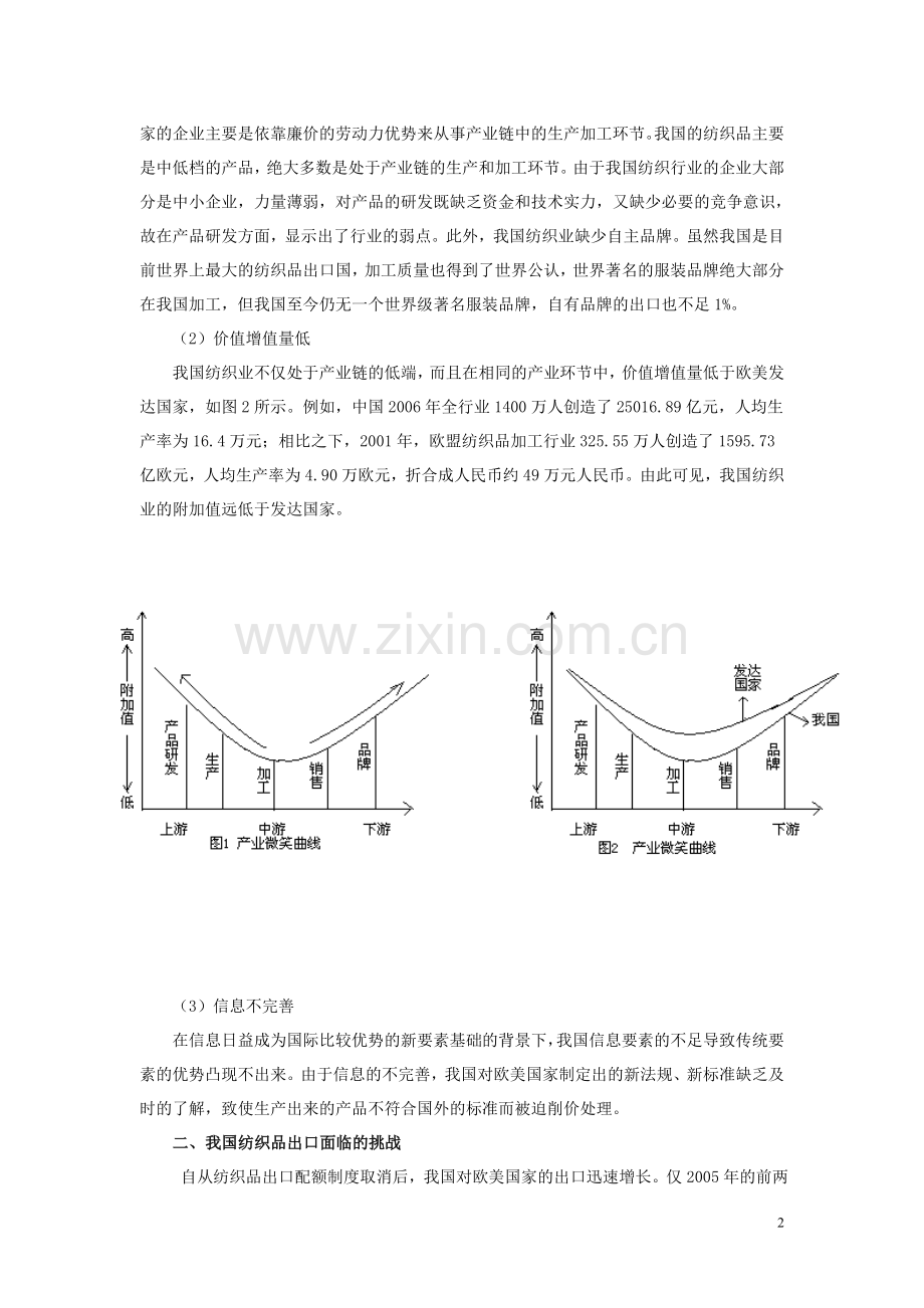 我国纺织品出口竞争力面临的问题与对策分析60585.doc_第2页