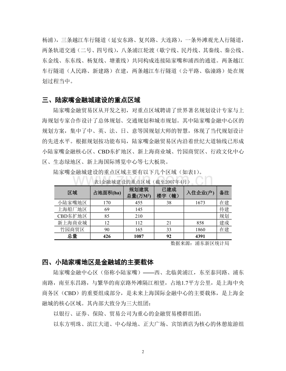 陆家嘴将成为一座富有特色及魅力金融城.doc_第2页