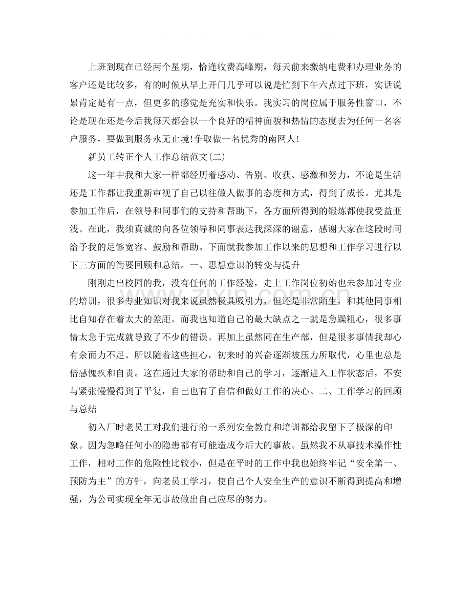 新员工转正个人工作总结范文.docx_第2页