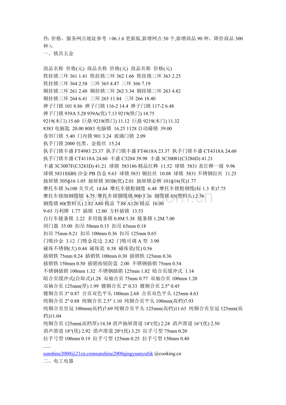 五金参考价.doc_第1页
