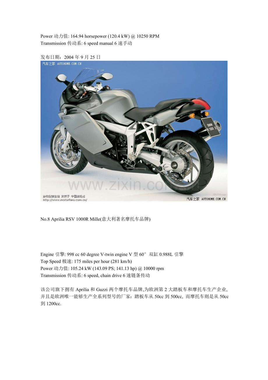 全球10大最快超级摩托车排行(HONDA-FOUR).doc_第2页