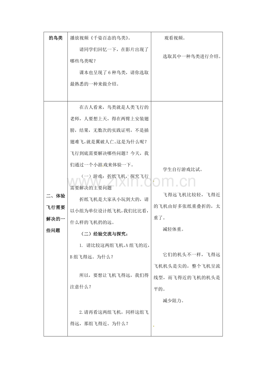 江苏省昆山市兵希中学八年级生物下册 21.5 鸟类的生殖与发育教案 （新版）苏教版.doc_第2页