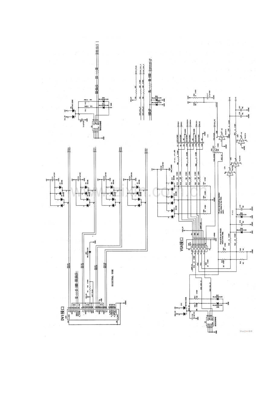 液晶显示器VGA模拟输入接口电路.doc_第2页