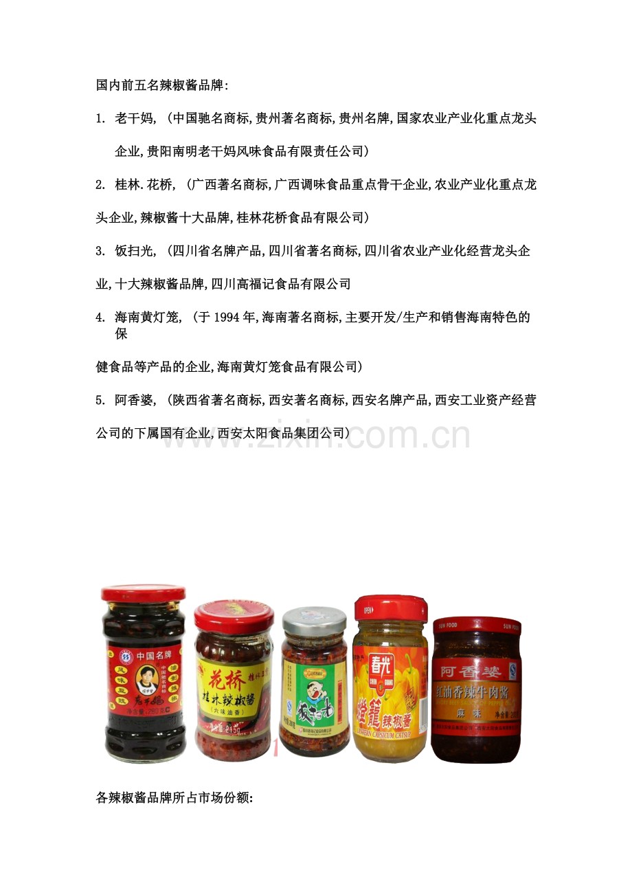 市场营销辣椒酱.doc_第1页