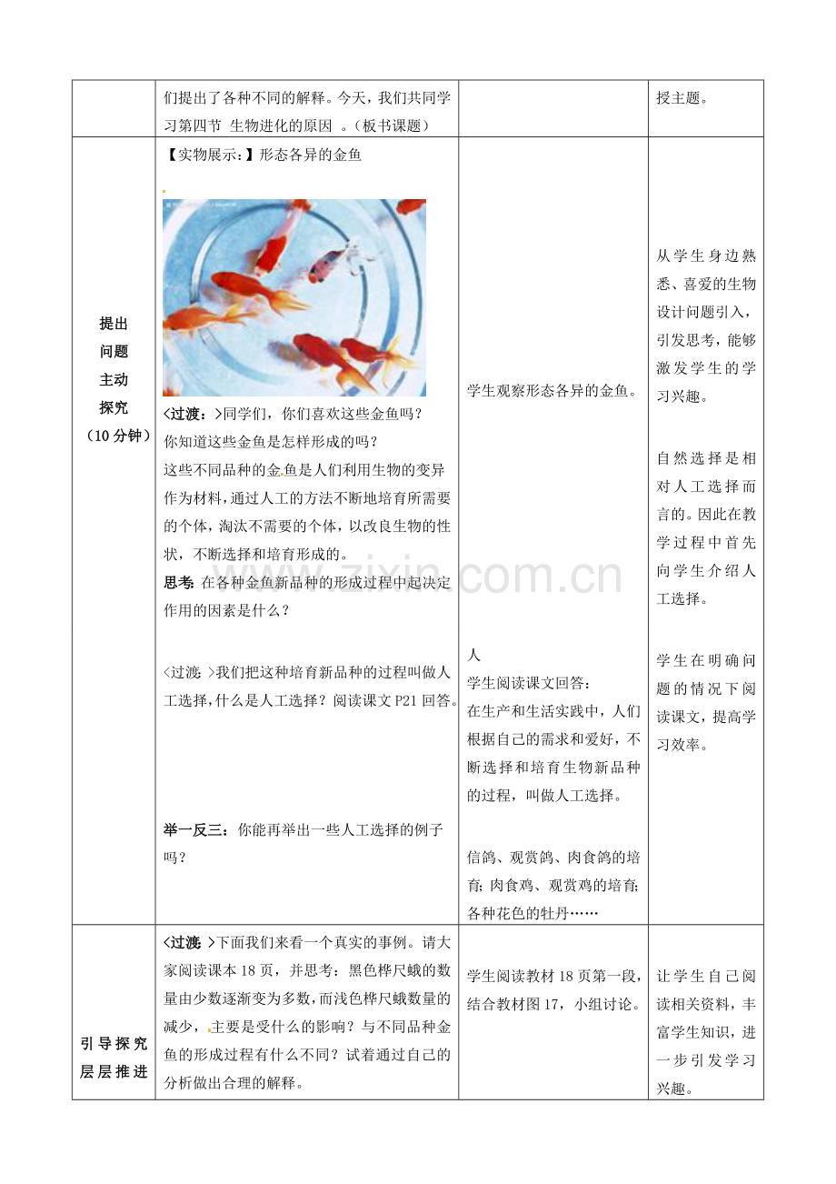 八年级生物下册 第5单元 第1章 第4节 生物进化的原因教案1 济南版.doc_第2页