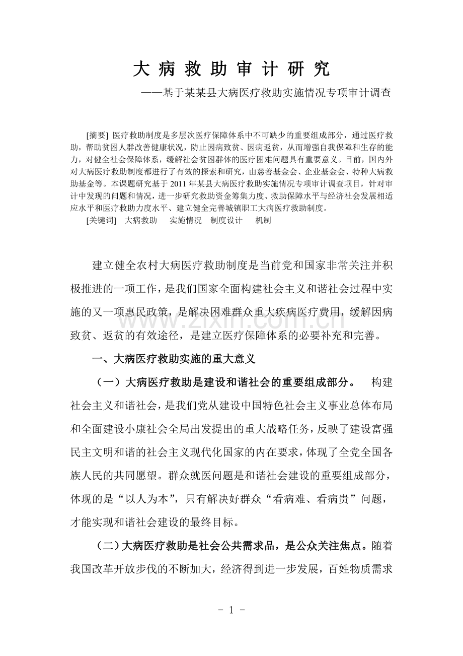 大病救助审计研究.doc_第1页