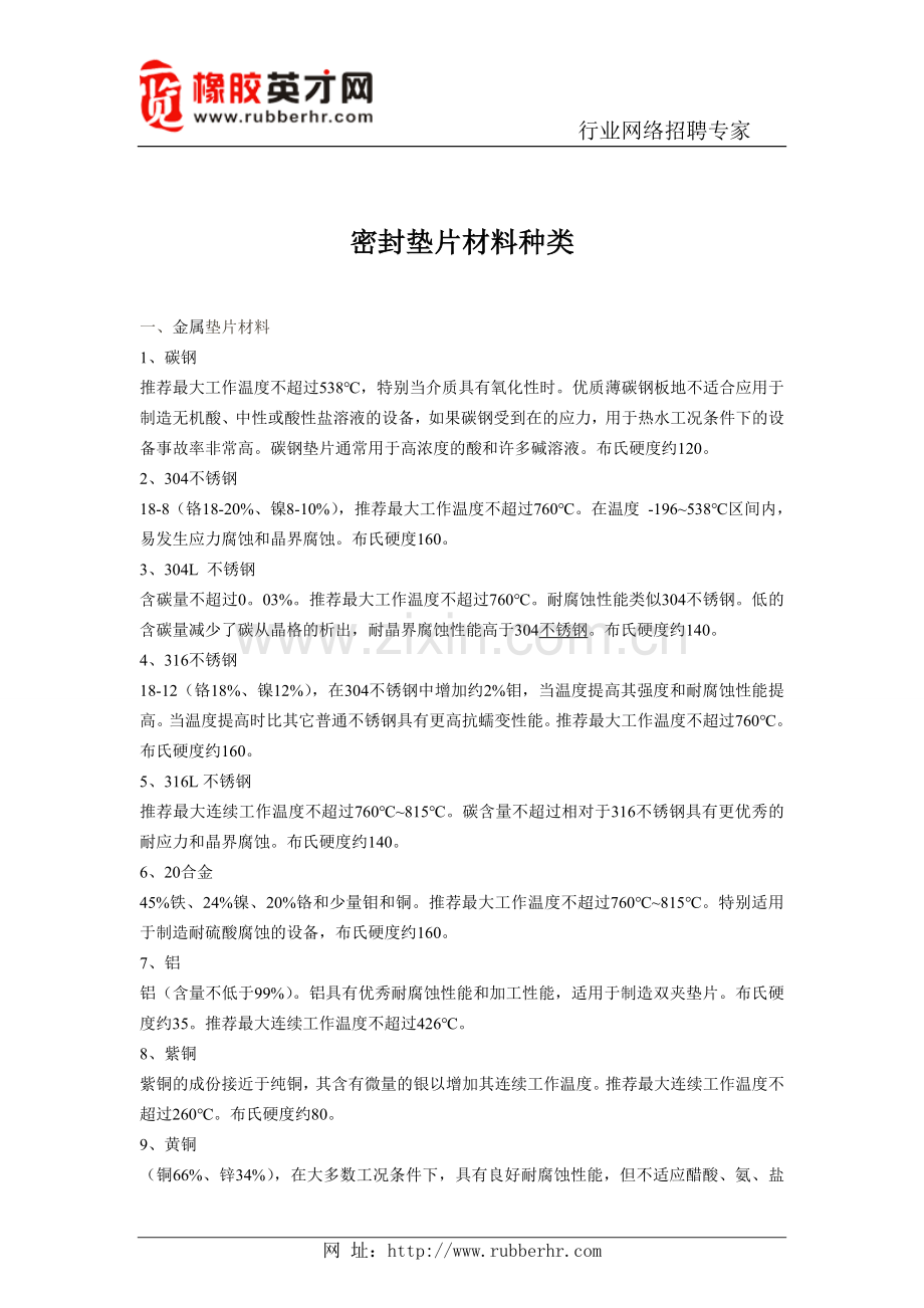 密封垫片材料种类.doc_第1页