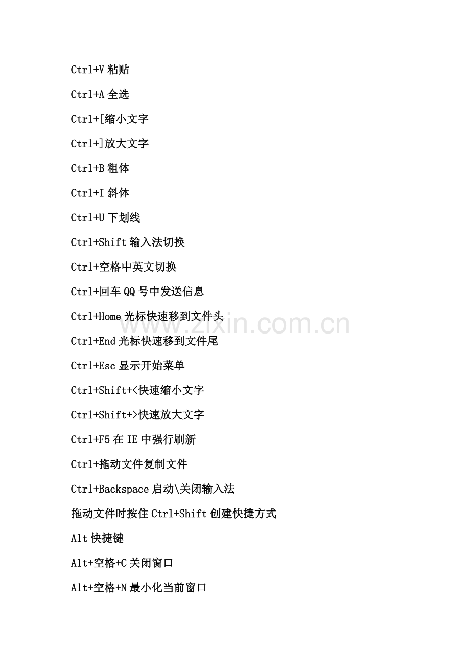 电脑键盘快捷键大全.docx_第2页