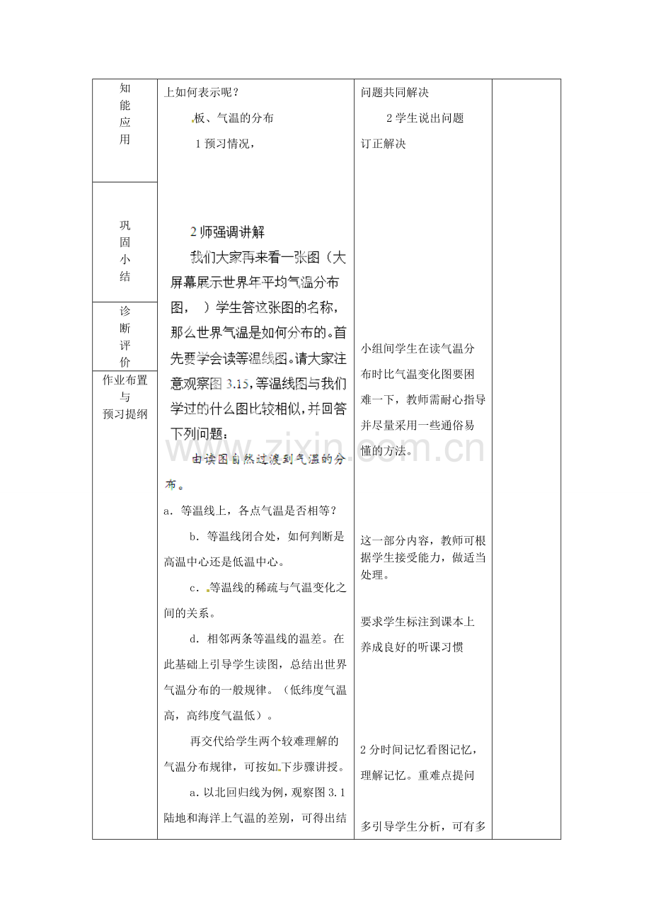 山东省临沂市蒙阴县第四中学八年级地理会考复习 气温的变化与分布教案 新人教版.doc_第2页