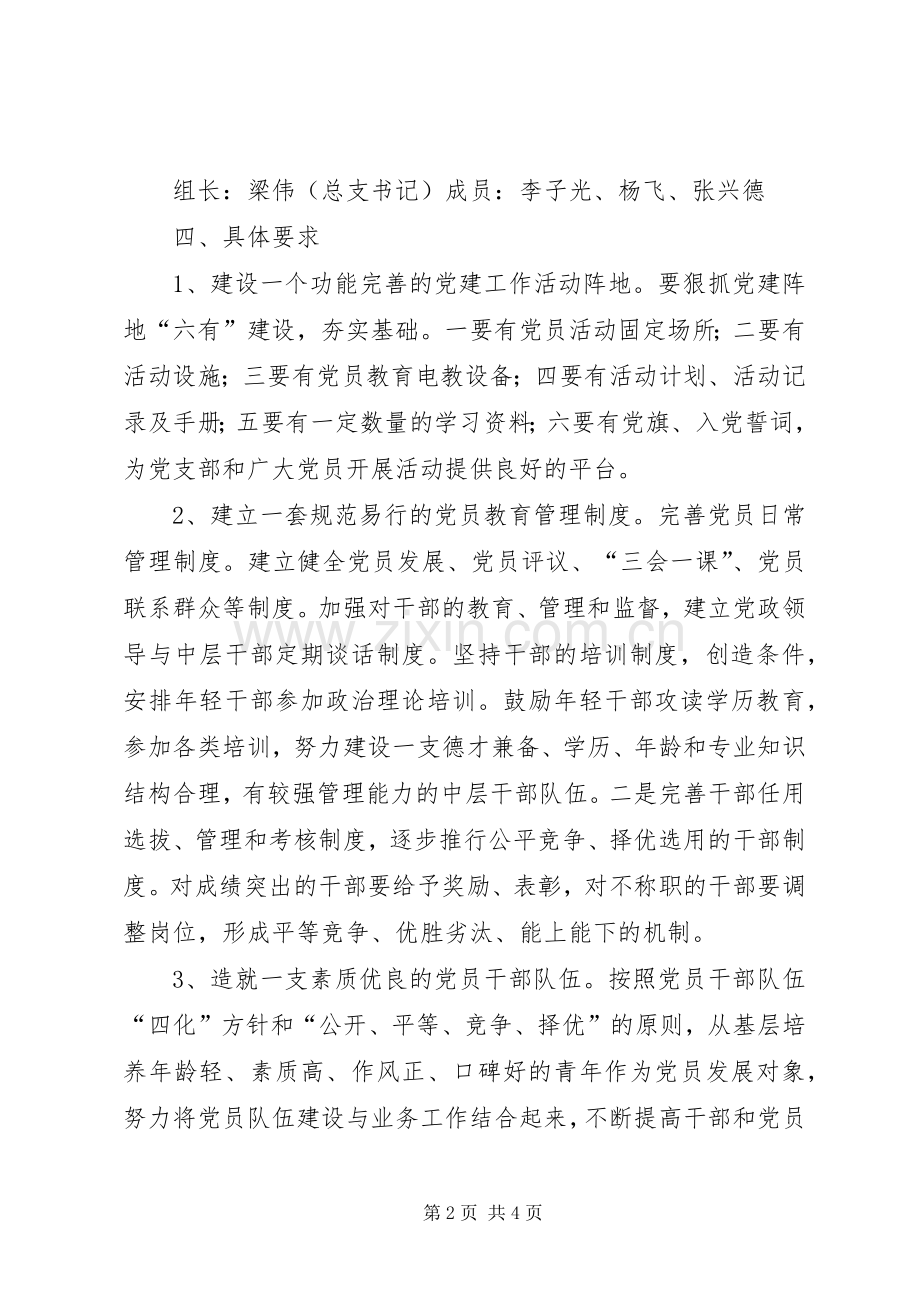 关于创建基层党建示范点的安排意见 .docx_第2页