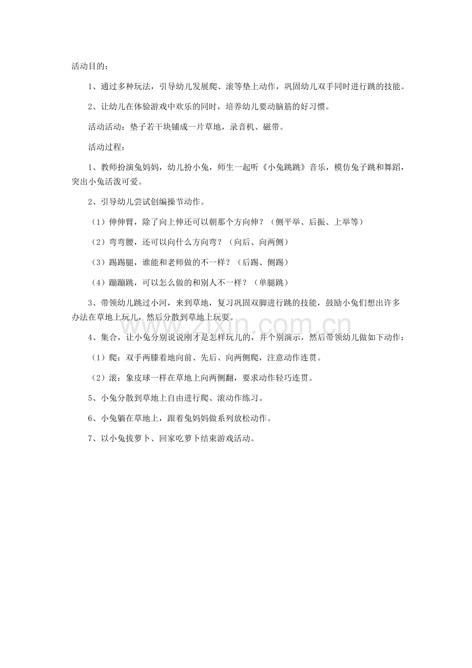 快乐的小兔.docx_第1页