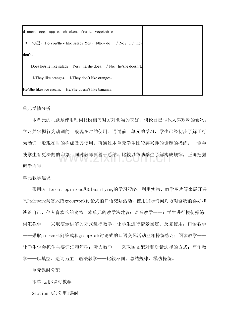 七年级英语上册Unit 6教案5.doc_第2页