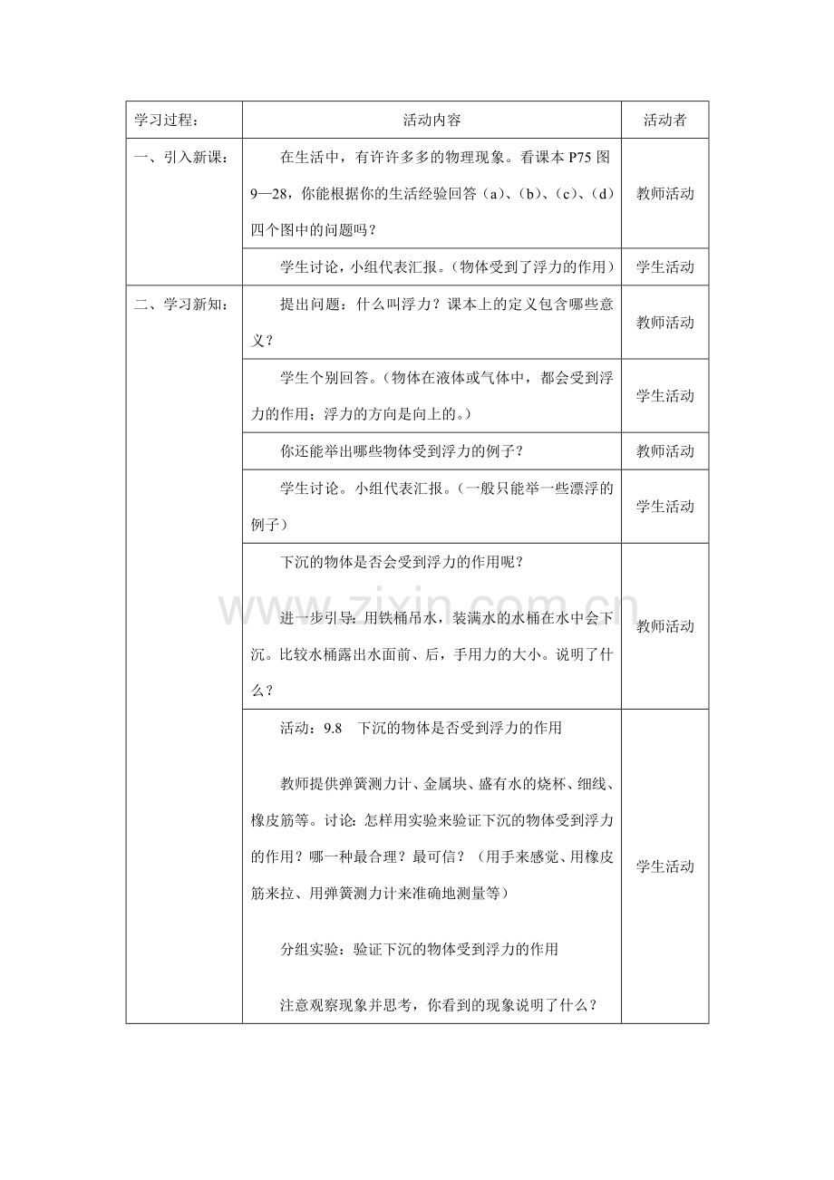 八年级物理第九章浮力教案苏科版.doc_第2页