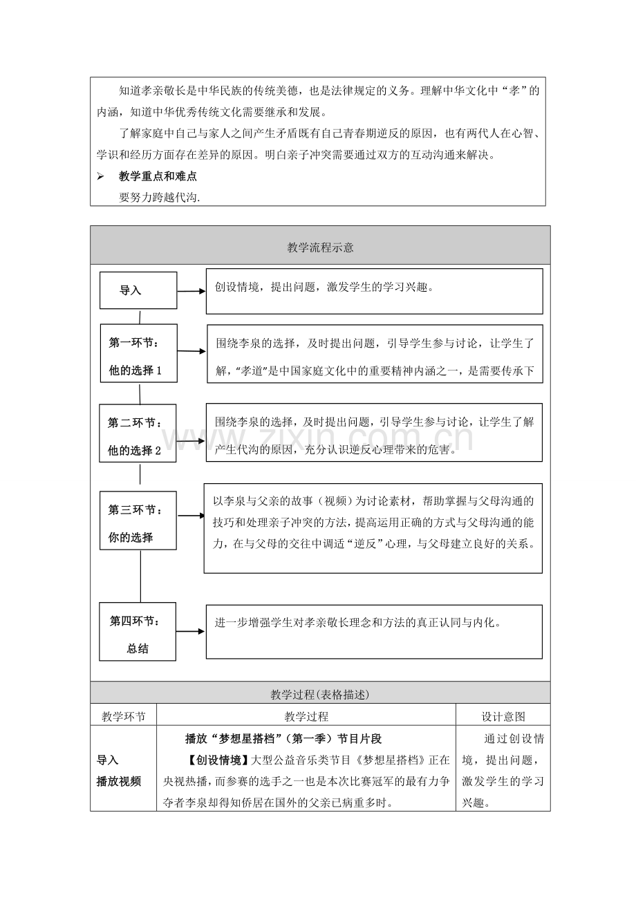 （秋季版）七年级道德与法治下册 第2单元 让我们真情互动 第5课 跨越代沟 第2框 孝敬长辈教案 北师大版-北师大版初中七年级下册政治教案.doc_第2页