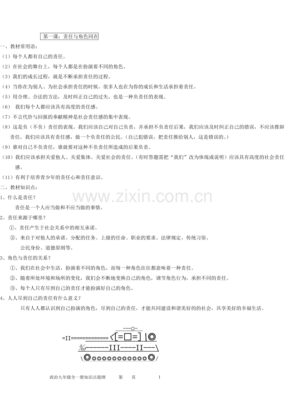 政治九年级提纲.doc_第1页