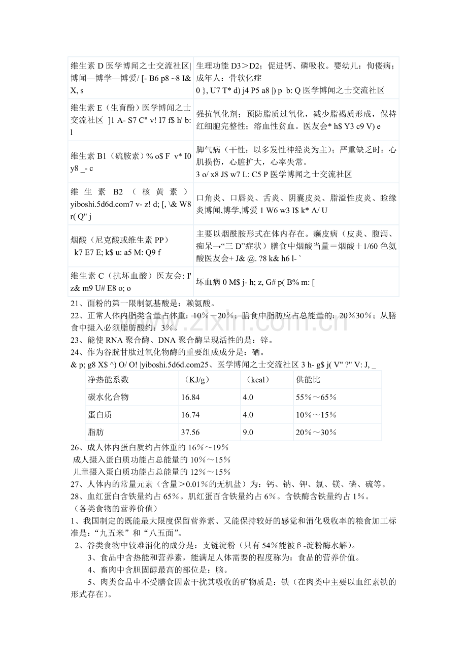 营养与食品卫生学重点笔记[1].doc_第2页