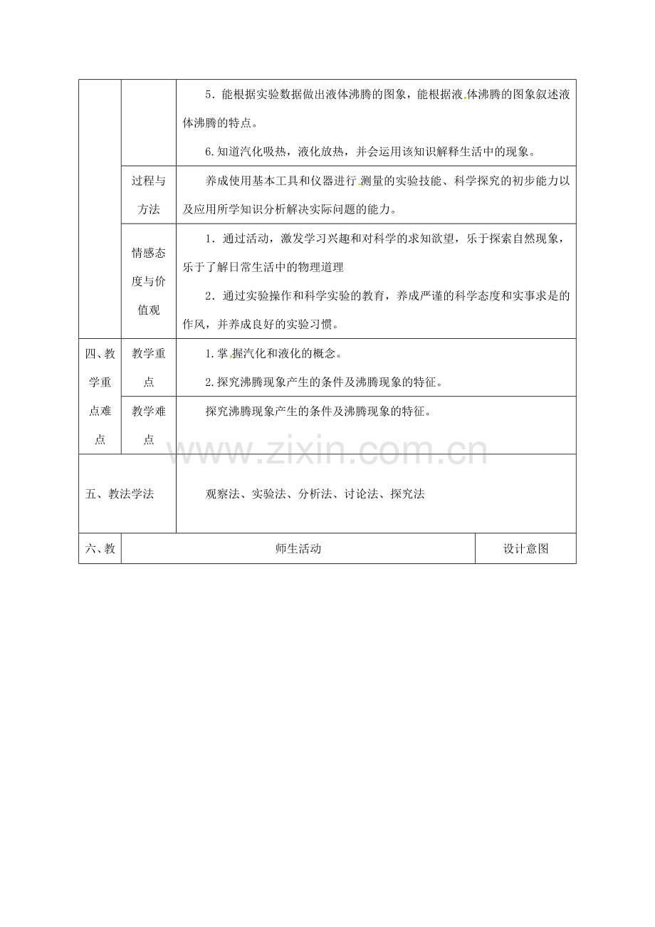 八年级物理上册 第三章 物态变化 第3节 汽化和液化教案 （新版）新人教版-（新版）新人教版初中八年级上册物理教案.docx_第2页