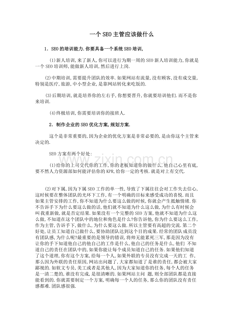 一个SEO主管应该做什么.doc_第1页