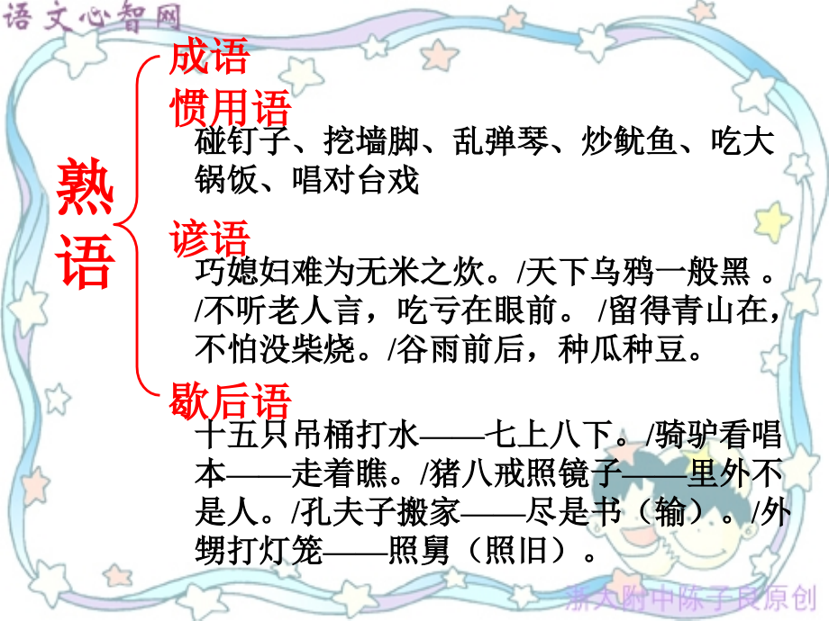 熟语分类及用法以及其他相关熟语.ppt_第1页