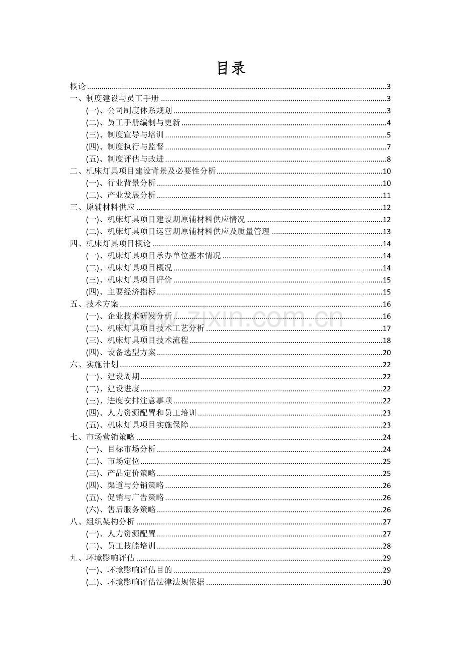 机床灯具项目可行性分析报告.docx_第2页
