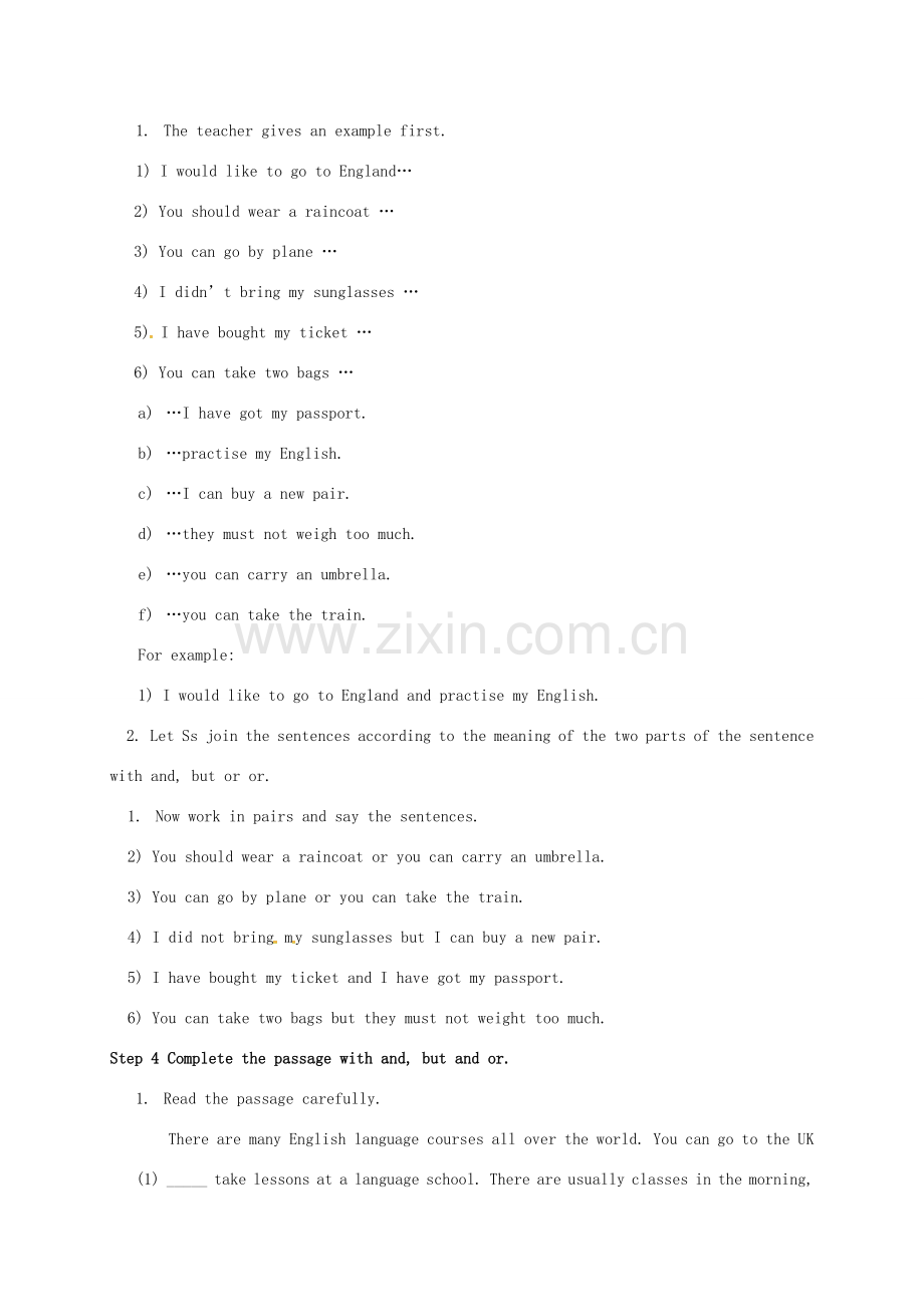 学年八年级英语下册 Module 7 Summer in Los Angeles Unit 3 Language in use教案 （新版）外研版-（新版）外研版初中八年级下册英语教案.doc_第2页