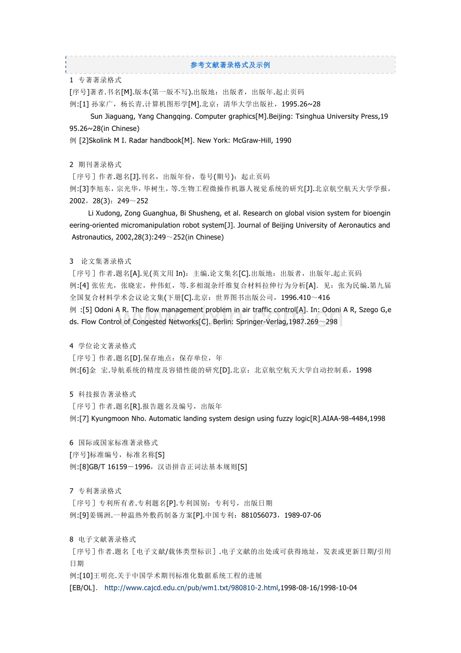 参考文献著录格式及示例.doc_第1页