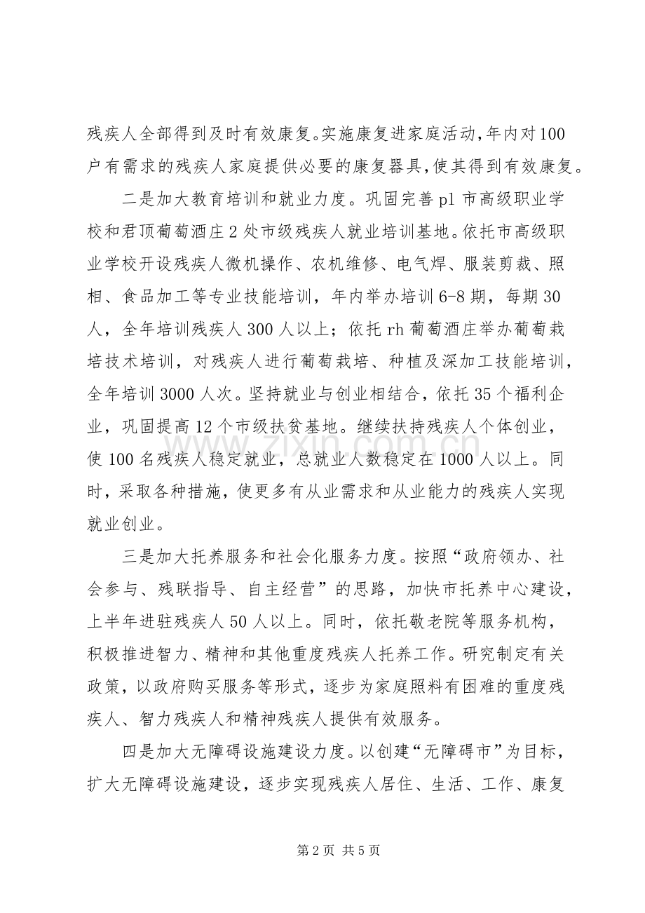 残联社会服务工作安排.docx_第2页