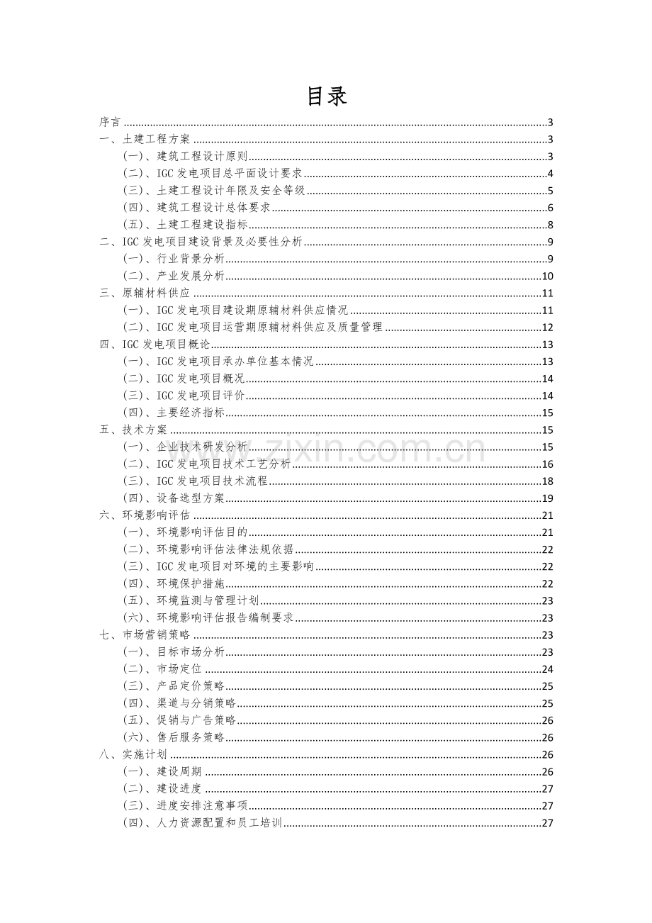 IGC发电项目创业计划书.docx_第2页