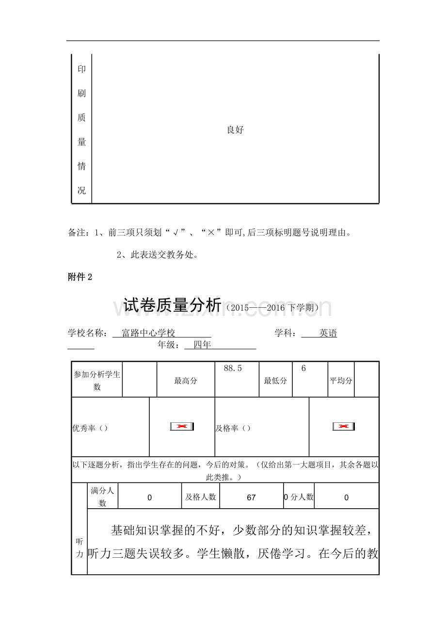四年英语试题质量分析.doc_第2页