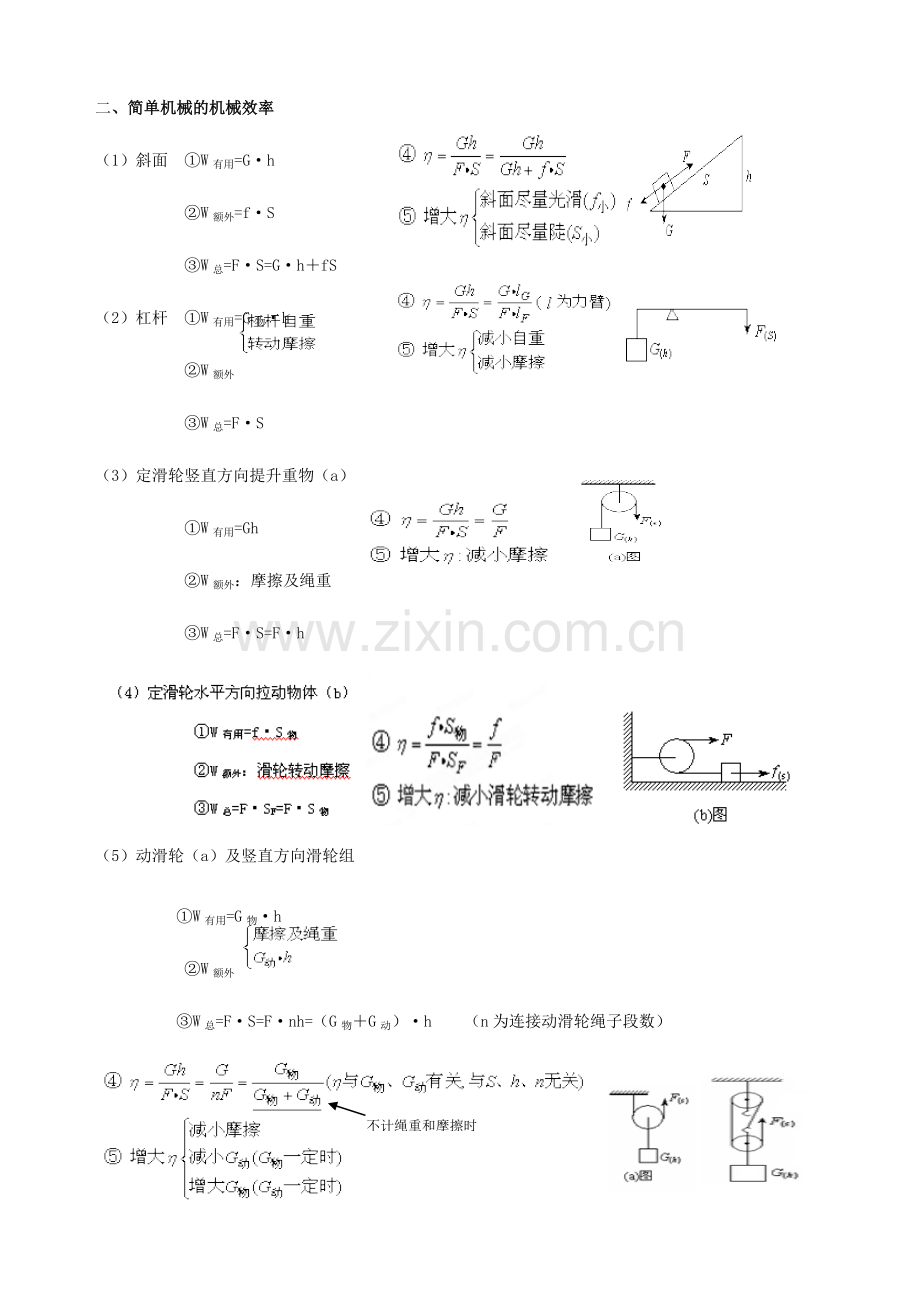 四川省资阳市今科状元堂教育咨询服务有限公司九年级物理一轮复习 机械效率教案-人教版初中九年级全册物理教案.doc_第2页