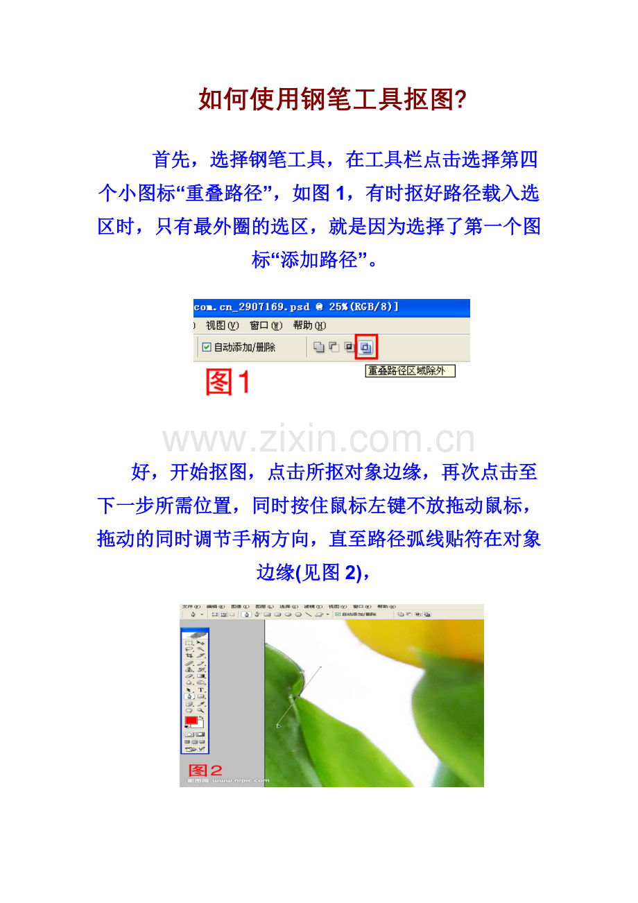 如何使用钢笔工具抠图.doc_第1页