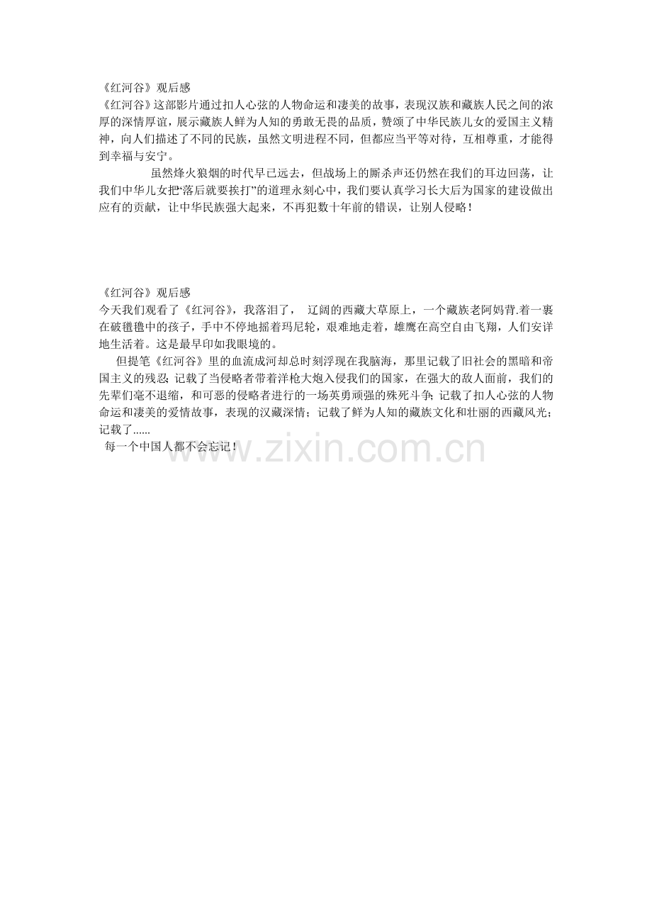 红河谷观后感.doc_第2页
