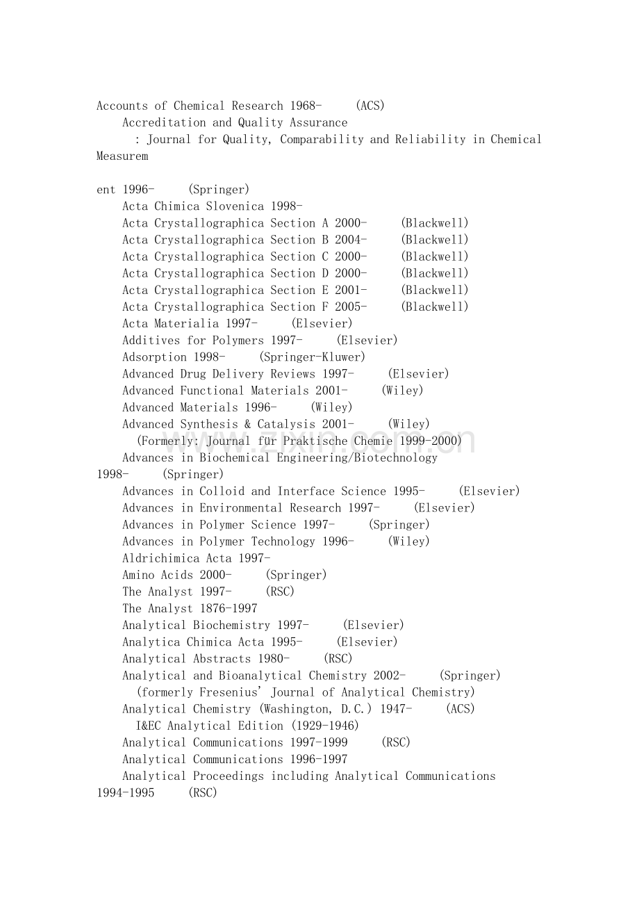 SCI杂志所属数据库归属.doc_第1页