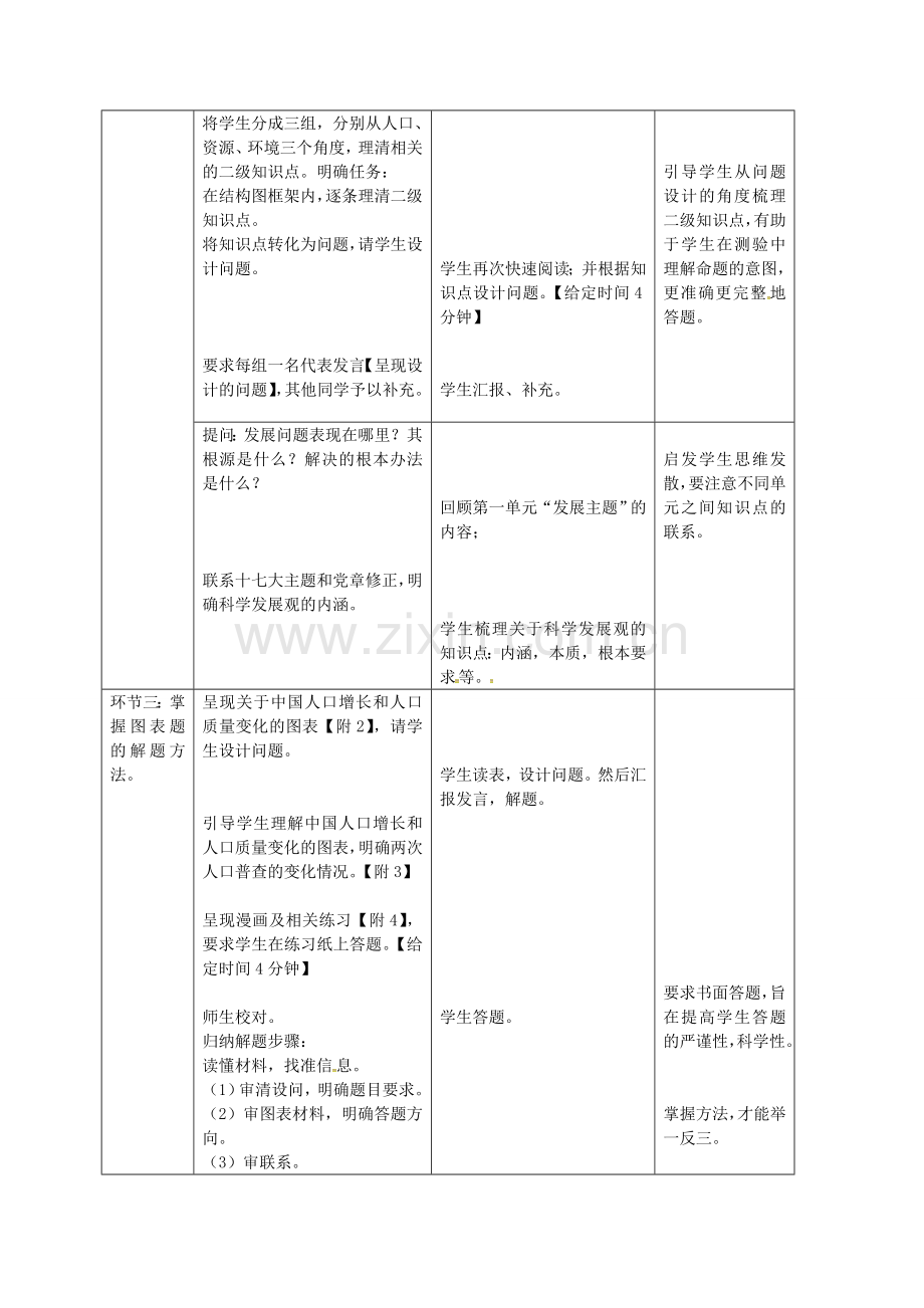 九年级历史与社会全册 第二单元 可持续发展的社会教案 人教版-旧人教版初中九年级全册历史与社会教案.doc_第2页