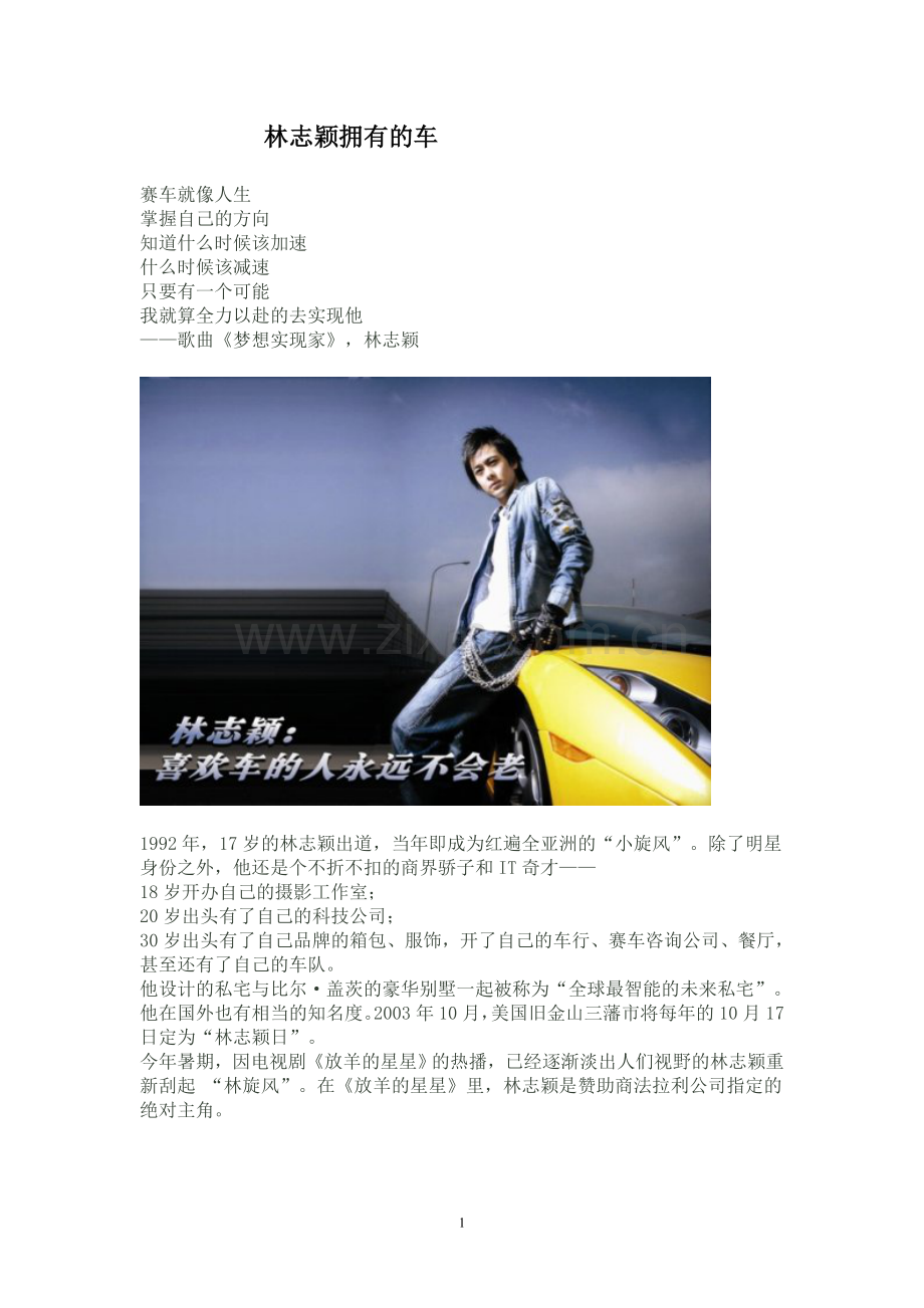 林志颖拥有的车.doc_第1页