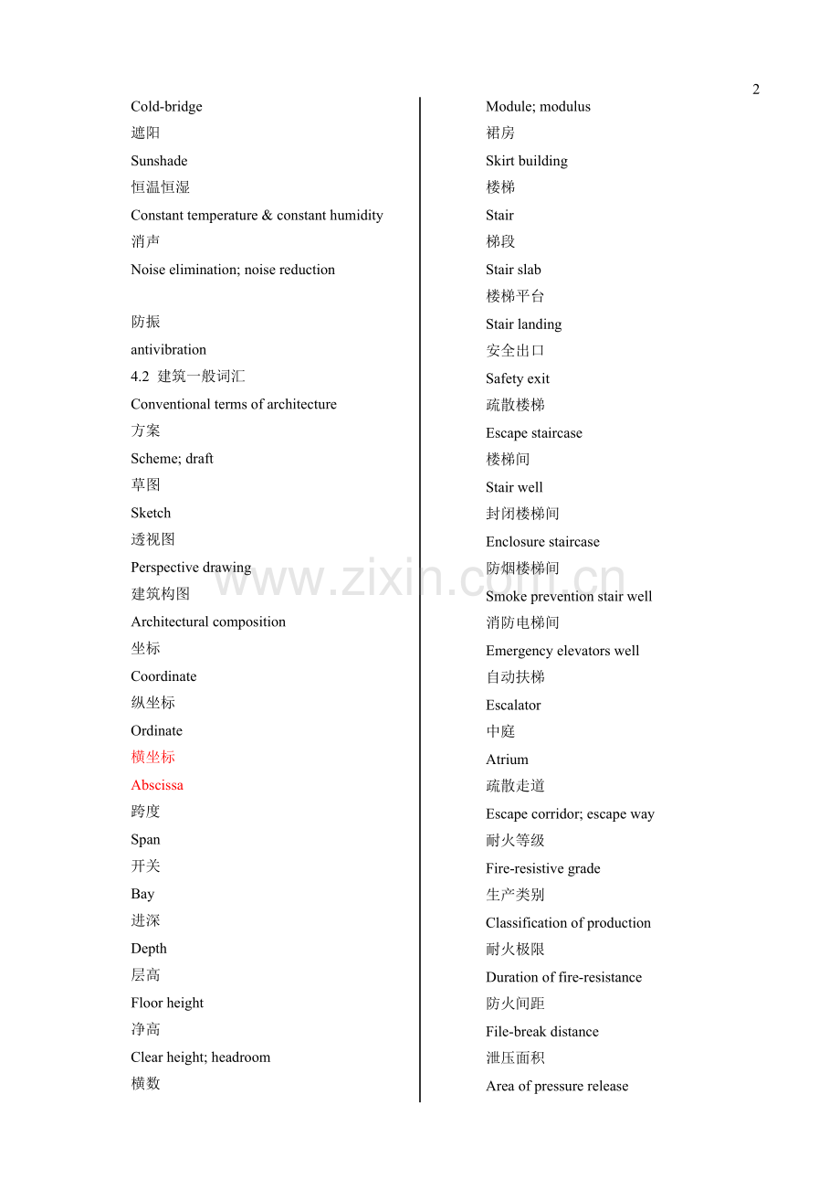 建筑结构英语常用词汇.doc_第2页
