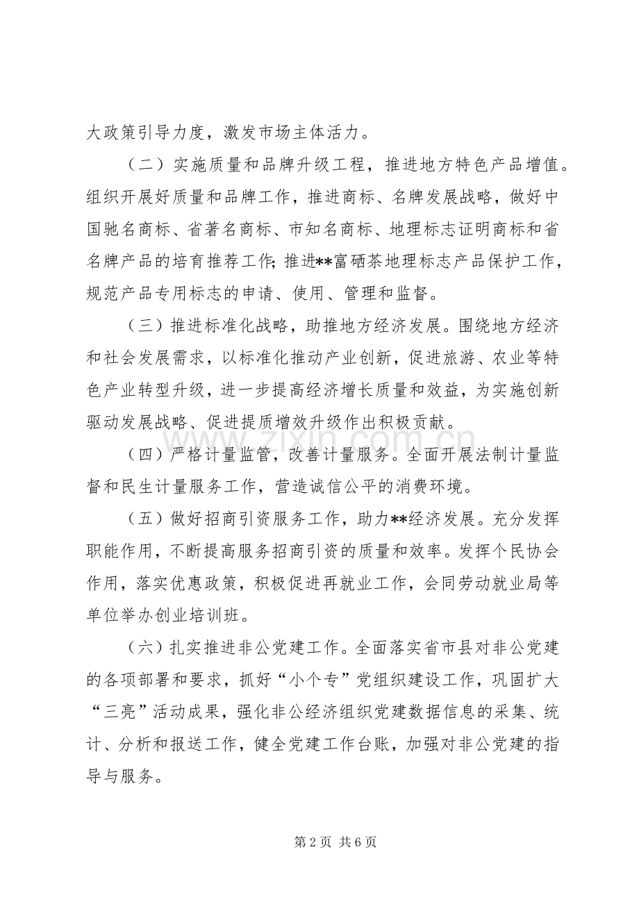 XX年市场监管工作要点计划.docx_第2页