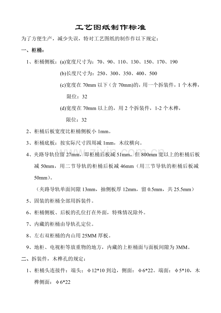 家具工艺图纸制作标准.doc_第1页