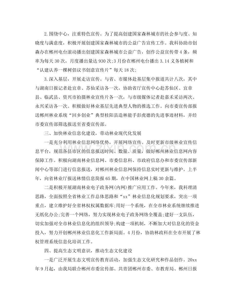 宣传半年工作总结结尾例文 .docx_第2页