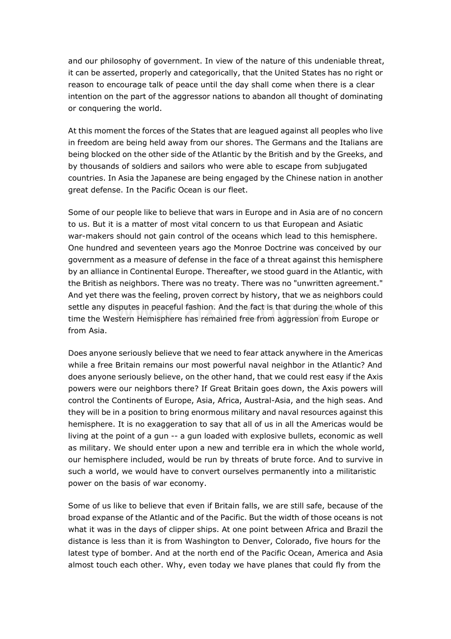 经典英文演讲100篇28-TheGreatArsenalofDemocracy.doc_第2页
